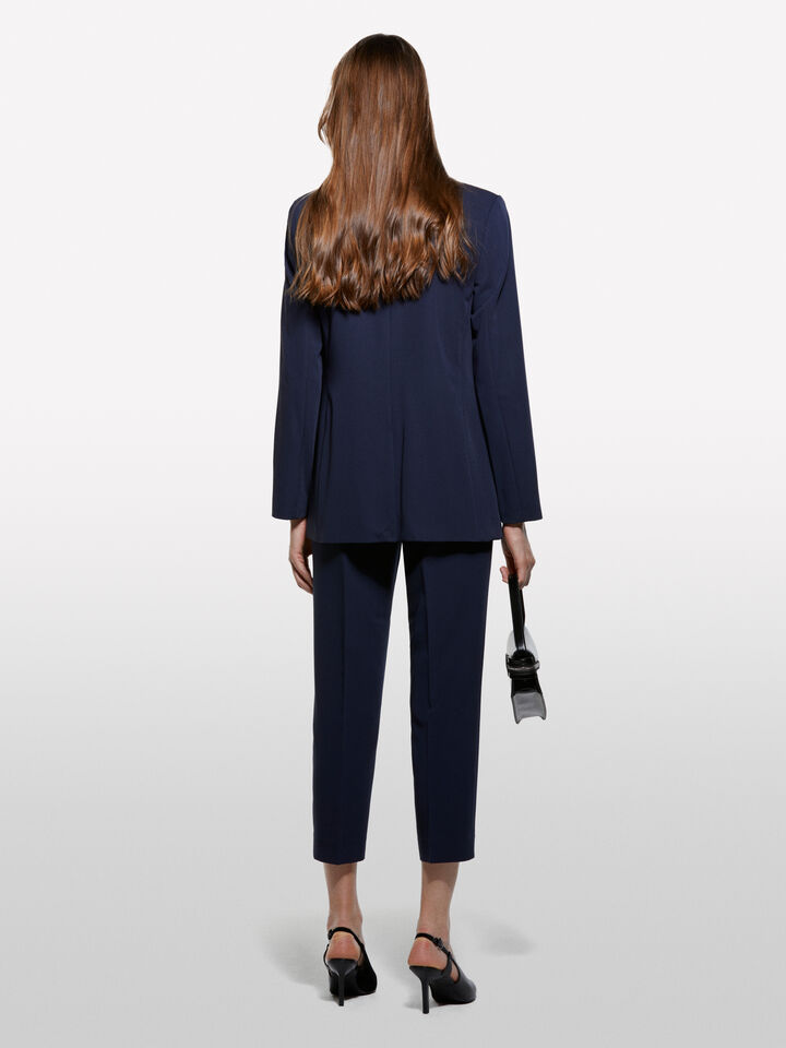 Blazer regular fit azul-escuro - blazers para mulher - Azul-Escuro | Sisley image number 2